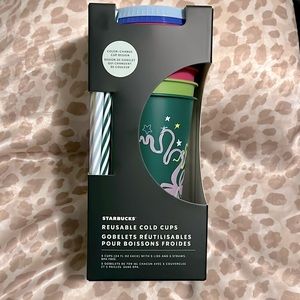 Starbucks 2023 Holiday Limited Edition Reusable Color Changing Cold Cups *BNIB*